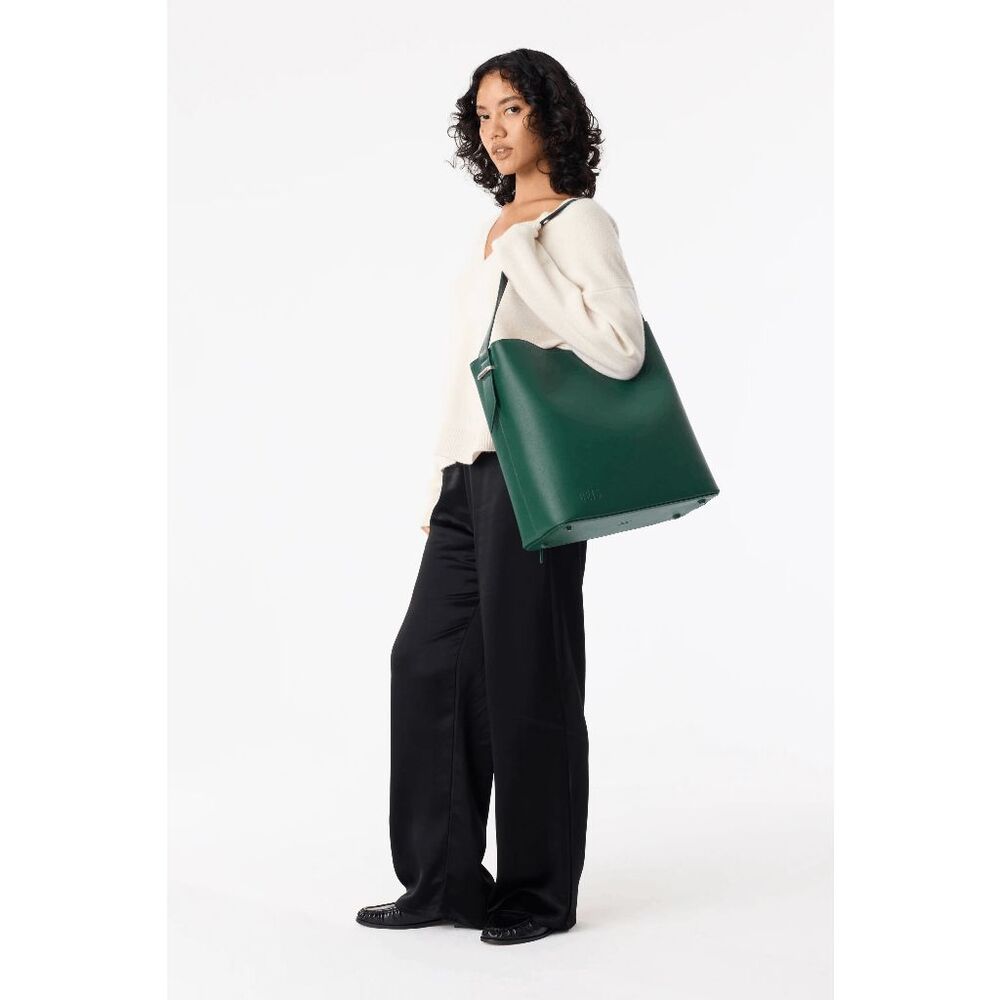 NWT BEIS Wicked Tote in Wicked Green - Picture 4 of 9